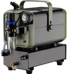 Wiltec Airbrush Kompressor HS-679F 1/6 PS, Druckluftkompressor 28 l/min...