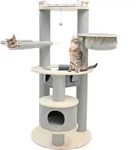 Kratzbaum Harper &middot; beige-anthrazit &middot; ca. 76 x 76 x 168 cm - Grau