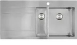 Caressi Sp&uuml;lbecken aus Edelstahl CAPP1534ABR - Silber