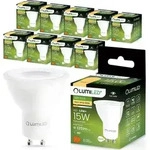 LUMILED GU10 LED Lampe 1,5W 135 Lm Leuchtmittel 3000K warmwei&szlig; Strahler Spot,