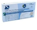 Deepblue Combo 5in1 Selbsttest &ndash; SARS-CoV-2, Influenza A+B, RSV & ADV - 10x1 Box 