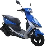 Motorroller GMX 460 Sport S blau 45 km/h Euro 5 Mokick Roller Scooter - Blau