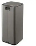 Brabantia Bo Treteimer, 30 l, Rechteckig, Stahl, Platin, Terrasse, Stahl - Silber