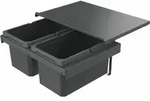 Naber 8013380 Abfallsammler Cox Stand-UP&reg; 250 S/600-2, anthrazit, 26 (2x13) Liter /