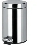 Geesa Tretm&uuml;lleimer Hotel, Kosmetikeimer 3l + K&uuml;bel, Edelstahl chrom - Silber