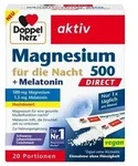 Doppelherz Mag.500 f&uuml;r die Nacht+Melatonin Direct 20 St