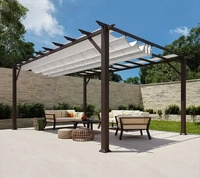Paragon Outdoor 05012, Paragon Outdoor Aluminium Pergola Florenz 1116 Holzoptik