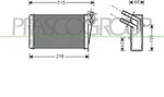 PRASCO RN320H001 W&auml;rmetauscher Innenraumheizung K&uuml;hler f&uuml;r RENAULT CLIO II