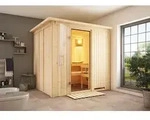 Karibu Sauna Innensauna Daria Fronteinstieg Ofen 3,6 kW intgr. Strg 210x184x202 cm