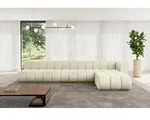 ALTDECOR Modulares Sofa Ecksofa in L-Form - Darnel-L3 - 387x177x70 cm Beige -...