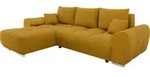 MIRJAN24 Ecksofa Logo L mit Bettkasten und Schlaffunktion, Seite universal,