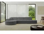 ALTDECOR Ecksofa in L- Form TARO-L2 - 328x171x79,5 Grau - Corner Sofa Bett...