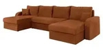 MIRJAN24 Ecksofa Kris U Lux, Stilvoll Eckcouch mit Bettkasten und...