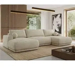 MKS MEBLE Ecksofa XXL Wohnlandschaft RINA U-Form Ecksofa mit Schlaffunktion &