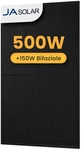 Ja Solar 500W Bifazial Glas-Glas Full Black JAM60D41 LB 1 Palette 36 St&uuml;ck