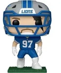 NFL: Legends POP! Sports Vinyl Figur Lions- Aidan Hutchinson (Home) 9 cm - Blau