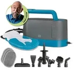 Lichterblitz Dampfreiniger 1200W grau/blau Set LB3 15-tlg. mit...