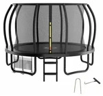 Zelsius Trampolin Schwarz &Oslash; 366 cm f&uuml;r den Outdoor-Bereich, Trampolin Outdoor...