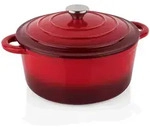 Topf mit Deckel &Oslash; 24 cm - Rot