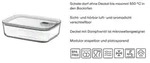 Mepal - Glasbeh&auml;lter mit deckel Set EasyClip - 2x 700 + 1500 ml - Nordic sage