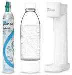 PEARLCO 079058 DAFI Wassersprudler Pushair inkl. CO2-Zylinder und 0,7 l Flasche,