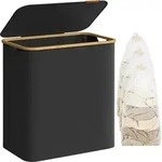 SONGMICS W&auml;schekorb mit Deckel, 3 F&auml;chern, 150 L, herausnehmbarer W&auml;schesack,