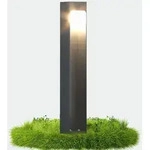 doporro Wegeleuchte Au&szlig;en IP65 Gartenleuchte Mit Strom Und 5W LED 3000K 40 cm