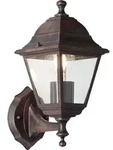 BRILLIANT NISSIE Wandleuchte 31 cm Metall / Glas Rostfarbend 90991A55 - Bunt