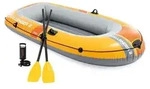 INTEX 66312NP Schlauchboot Challenger 2 Set mit Pumpe und Paddeln Boot 2er -...