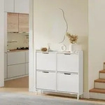 SoBuy Schuhschrank Schmal, Schuhregal, Schuhschrank H&auml;ngend mit Sensorlicht...