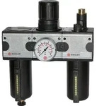 Riegler Wartungseinheit 3-tlg. &raquo;multifix&laquo; mit Metallbeh&auml;lter, BG 3, G 3/4