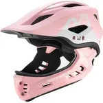 Rockbros TT-32001 Rabbit Kinder Fahrradhelm mit Kinnschutz Gr&ouml;&szlig;e S Rosa - Rosa