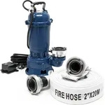 Wiltec Schmutzwasserpumpe 1500W Tauchpumpe mit 22800l/h F&ouml;rdermenge inkl. 20m