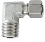 Riegler Winkel-Einschraubverschraubung R 1/4 a., Rohr-&Oslash; 10, ES 1.4571, 315bar