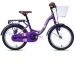 CHILLIZ Kinderrad 16 Zoll CHD.01 lila Rahmenh&ouml;he 25,5 cm singlespeed V-Brake -...