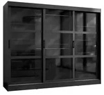 MIRJAN24 Schwebet&uuml;renschrank Norlio 250, Garderobe mit drei T&uuml;ren und vier