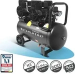 STAHLWERK Kompressor mit 50 L Tank (ST-510 Pro) &ndash; &ouml;lfrei, 10 bar,
