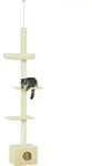 PawHut Katzenbaum, h&ouml;henverstellbar von 230 bis 260 cm, Spielturm, Kratzbaum, 4