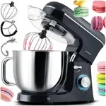 Berdsen BD-756 K&uuml;chenmaschine 6 l, 1400 W, 3-in-1, schwarz - Schwarz