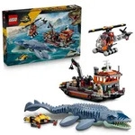 LEGO Jurassic World Mosasaurier-Angriff auf das Boot - Bauspielzeug - Spielset f&uuml;r