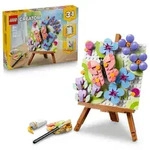 LEGO Creator 3-in-1-Set Deko-Blumengem&auml;lde - 3D Modellbau - 3 Bauoptionen: Gem&auml;lde,