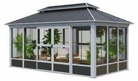 Sojag Olan 1017 Pavillon mit Seitenw&auml;nden inkl. Moskitoschutz 5x3 m