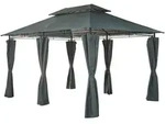 Mondeer Gartenpavillon 3x4m Premium Pavillon Metallrahmen Stabil Wasserdicht...