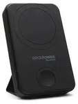 RealPower 444408, 10000 mAh, Kabelloses Aufladen, Schwarz - Schwarz