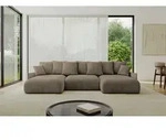 ALTDECOR Ecksofa in U-Form mit Schlaffunktion und Bettkasten ONESK-U 317x177x72...