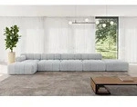 ALTDECOR Modulares Sofa Ecksofa in L-Form - Lizur-L3 - 475x160x70 cm Grau Corner