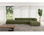 ALTDECOR Modulares Sofa Ecksofa in L-Form - Kerru-L2 - 380x190x70 cm Gr&uuml;n...