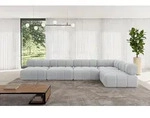 ALTDECOR Modulares Sofa Ecksofa in L-Form - Samaro-L3 - 380x190x70 cm Grau...