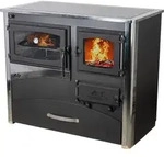 Kaminofen mit Backfach und Herdplatte mit Glaskeramik ABC Concept 2 Air Links