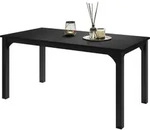 MIRJAN24 Tisch Focus 160, Wohnzimmer Tisch, Beine und Seiten aus Stahl (Farbe:
